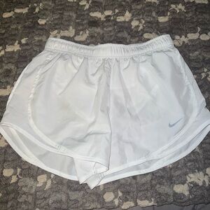 Nike Women's White Athletic Shorts